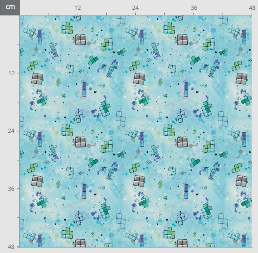 Blau Tetris Dauervorbestellung